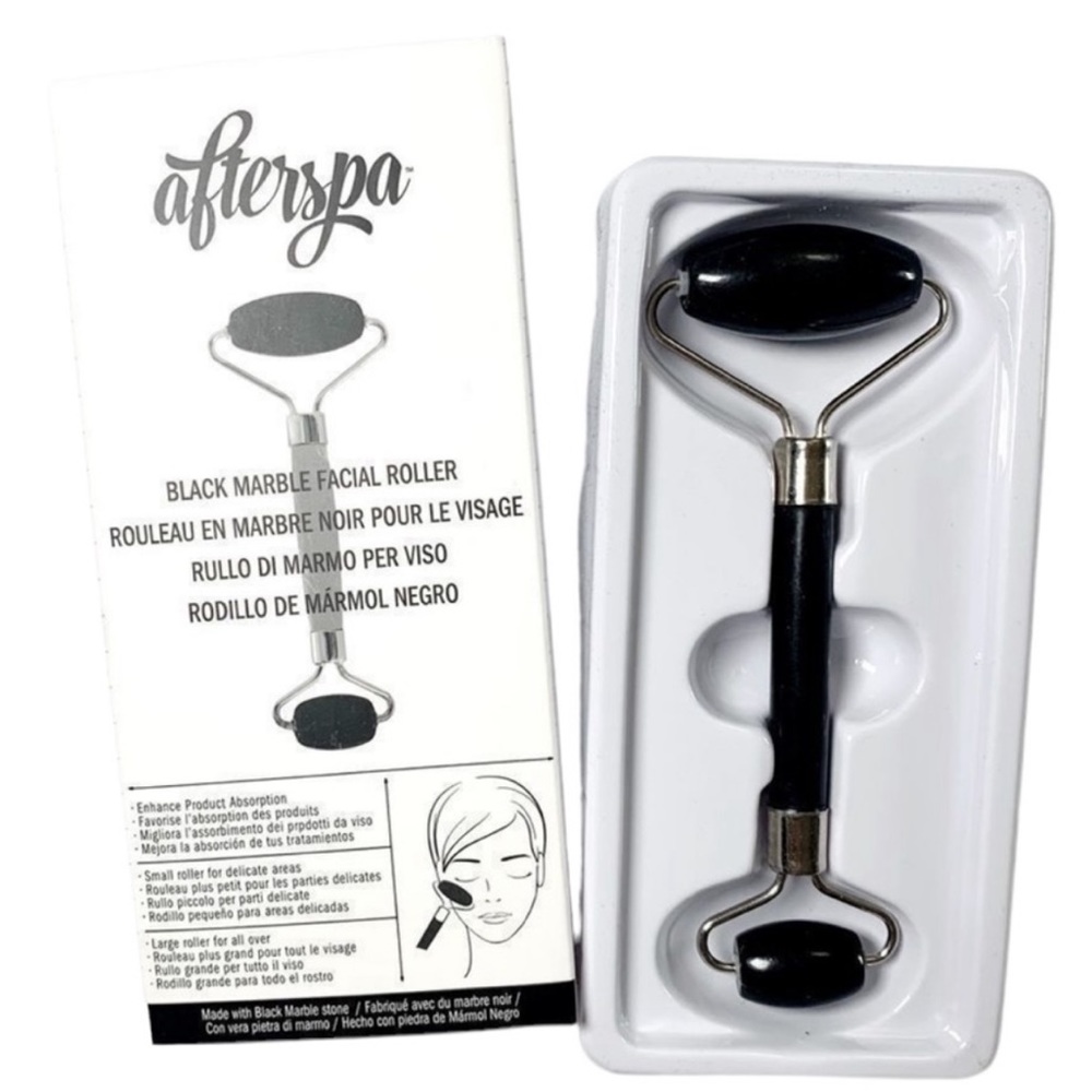 ✨5/$30✨ 🔅 Afterspa Black Marble Facial Roller ➿